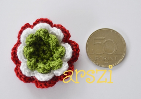 Arszi - Horgolt kokárda, Meska