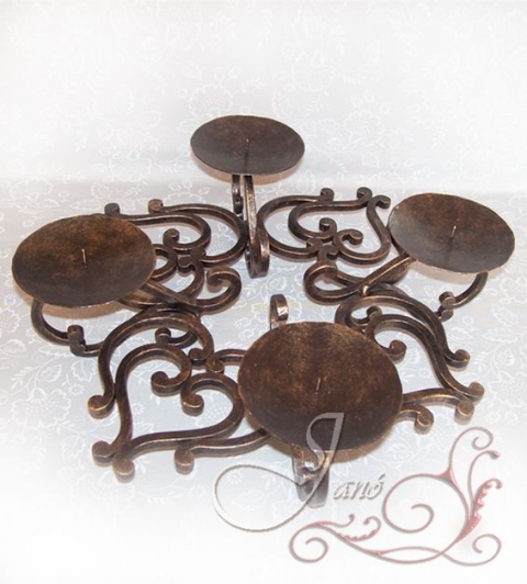 SzJano - Adventi koszorú/asztaldísz, Meska SzJano - Adventi koszorú/asztaldísz, Meska