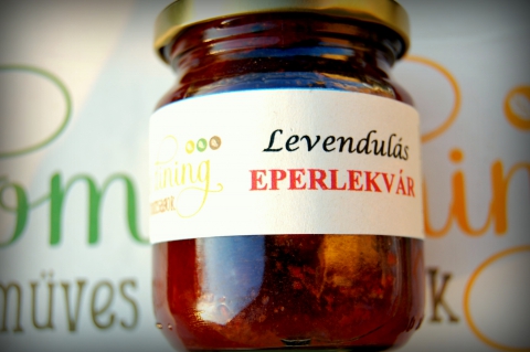 HomeDining levendulás eperlekvár a Meskán