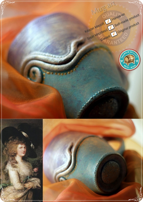 Apropo - Vintage-Baroque-Rococo stílusú exkluzív bögre, Meska