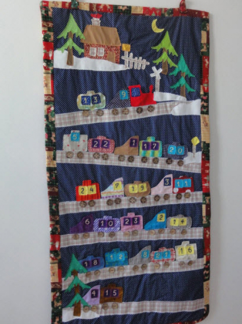 Juditzsuzsanna - Vonatos adventi naptár, Meska.hu Juditzsuzsanna - Vonatos adventi naptár, Meska.hu