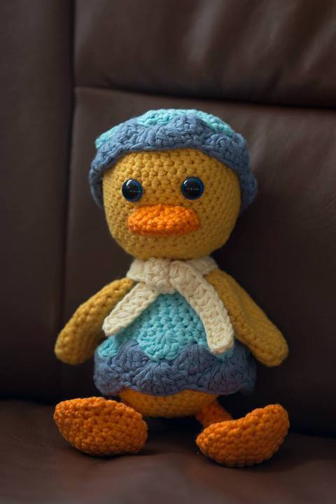 Kacsa horgolt amigurumi (kacsusz), bearnie16, meska.hu