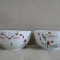 Meglepetés készlet, Konyhafelszerelés, Dekoráció, Kerámia, Porcelán alapra festett névre szóló katicás-lepkés szett esküvőre,eljegyzésre vagy házassági évfordu..., Meska