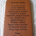 Asztali áldás tábla, Dekoráció, Otthon, lakberendezés, Dísz, Utcatábla, névtábla, Kerámia, Kőfaragás, Akasztható, csavarozható tábla, az asztali áldás szövegével.

A konyha vagy az étkező dísze lehet.

..., Meska
