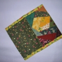 Zsebkendőtartó, Pénztárca, tok, tárca, Zsebkendőtartó, Patchwork, foltvarrás, Papírzsebkendő-tartó, kellemes, díszes kivitelben. 100% pamut, flíz bélelés, mosható. Méretei: magas..., Meska