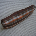 Tolltartó, Pénztárca, tok, tárca, Patchwork, foltvarrás, Ceruza, toll, más apró tárgyak tárolására alkalmas kis táska, mosható. Méretek: hossza 20 cm, magass..., Meska