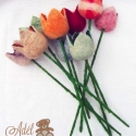 Nemezelt tulipánok, Dekoráció, Mindenmás, Dísz, Ünnepi dekoráció, Nemezelés, 9 szálat tartalmazó nemezelt tuipáncsokor.
A tulipánok házilag festett gyapjúból vannak nemezelve
Eg..., Meska