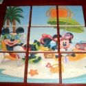 Fa kirako, puzzle kicsiknek Minnie-s 2., Játék, Fajáték, Logikai játék, Decoupage, szalvétatechnika, 9 darabos fa kirakot keszitettem kicsik szamara szalveta-technikaval.
A lapocskak 5*5 cm-esek. Elszo..., Meska