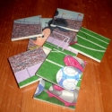 Fa kirako, puzzle kicsiknek Miki egeres 5. , Játék, Fajáték, Logikai játék, Decoupage, szalvétatechnika, 9 darabos fa kirakot keszitettem kicsik szamara szalveta-technikaval.
A lapocskak 5*5 cm-esek. Elszo..., Meska