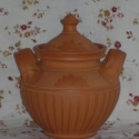 Kavicsolt fűszertartó, Az edény 17 cm magas födővel együtt, 14 cm sz�