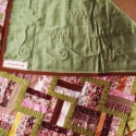 Takaró. Pléd., Otthon, lakberendezés, Lakástextil, Patchwork, foltvarrás, Varrás, Kellemes, szemetnyugtató színű. természetes alapú anyagokból készítettem ezt a takarót. Napi pihenés..., Meska