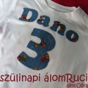 Szülinapi body/póló - fiúknak, Baba-mama-gyerek, Ruha, divat, cipő, Baba-mama kellék, Gyerekruha, Varrás, Minden kisgyerek életében nagyon fontos a szülinapja, igazán egyedi viselet ezen a nagy napon, egy s..., Meska