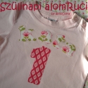 Szülinapi body/póló - lányoknak, Baba-mama-gyerek, Ruha, divat, cipő, Baba-mama kellék, Gyerekruha, Varrás, Minden kisgyerek életében nagyon fontos a szülinapja, igazán egyedi viselet ezen a nagy napon, egy s..., Meska