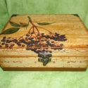 Teásdoboz,tea tartó doboz 6 rekeszes .bodzás, Konyhafelszerelés, Otthon, lakberendezés, Tárolóeszköz, Doboz, , Meska