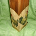 Papírzsebkendő tartó 100db-os kakas, Konyhafelszerelés, Otthon, lakberendezés, Tárolóeszköz, Doboz, Decoupage, szalvétatechnika, Papírzsebkendő tartó 100db-os.
Festett pácolt.
szalvétatechnikával készült.
34x13x6.5cm
postázás min..., Meska