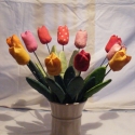 Textil Tulipán, húsvéti dísz, lakás dekoráció (textil virág), Dekoráció, Otthon, lakberendezés, Húsvéti mindenféle, Ünnepi dekoráció, Patchwork, foltvarrás, Varrás, Textil Tulipán, húsvéti dísz, lakás dekoráció (textil virág)

Egy virág amit nem kell locsolni,mégse..., Meska
