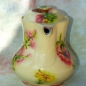 AKCIÓ ! Virágmintával díszített porcelánkanna ! Felújított !, Konyhafelszerelés, Dekoráció, Otthon, lakberendezés, Kancsó , Decoupage, szalvétatechnika, AKCIÓ ! Virágmintával díszített, felújított porcelánkanna, teának vagy kávénak ! Fülén, tetején, als..., Meska