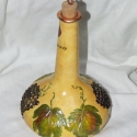 Dekoratív, domborított szőlőmintás italosüveg !, Konyhafelszerelés, Dekoráció, Otthon, lakberendezés, Férfiaknak, Decoupage, szalvétatechnika, Domborított szőlőmintás italosüveg, (pálinkának vagy bármilyen más italfélének!
Igényes, szép kidolg..., Meska
