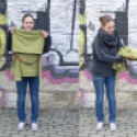 ARKA táskapulcsi kék, Ruha, divat, cipő, Női ruha, Varrás, Táskává alakítható kámzsanyakú pulcsi. 

A képpel ellentétben zsebe is van!

Pulcsiként viselheted, ..., Meska