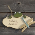 béka, 6 mm-es MDF-ből készült. Szélek mentén mart f