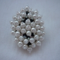Kifinomult elegancia, Ékszer, óra, Bross, kitűző, , Meska
