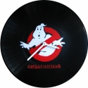 Bakelit Óra Szellemírtók - Ghostbusters - MarNemSoul Collection, Dekoráció, Otthon, lakberendezés, Férfiaknak, Falióra, Festészet, Újrahasznosított alapanyagból készült termékek, Régi, nem használatos bakelitlemezből készítettem. A festmény rajta street art stílusú, stencil-tech..., Meska