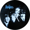 Bakelit Óra Beatles - MarNemSoul Collection, Dekoráció, Otthon, lakberendezés, Férfiaknak, Falióra, Festészet, Újrahasznosított alapanyagból készült termékek, Régi, nem használatos bakelitlemezből készítettem. A festmény rajta street art stílusú, stencil-tech..., Meska