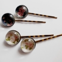 Vintage hajcsattok, Ékszer, óra, Vintage hajcsattok
Méretük:18mm, Meska