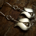 Tulipános ezüst fülbevaló, Ékszer, óra, Medál, Ötvös, A Tulipános medál fülbevalója
mérete akasztó nélkül: 12x22 mm

, Meska