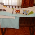 Járműves babaágynemű, Baba-mama-gyerek, Gyerekszoba, Falvédő, takaró, Baba-mama kellék, Varrás, Patchwork, foltvarrás, RENDELÉSRE!Erre ne kattints, már elkelt.

3 részes garnitúra 100 % pamutból.
Belül vatelin.

takaró ..., Meska