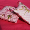 levendula illatpárna, Otthon, lakberendezés, Dekoráció, Dísz, Varrás, Patchwork, foltvarrás, Romantikus illatpárna ruhásszekrénybe, hálószobába, cipősszekrénybe és bárhová, ahová levendula illa..., Meska