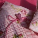 levendula illatpárna, Otthon, lakberendezés, Dekoráció, Dísz, Varrás, Patchwork, foltvarrás, Romantikus illatpárna ruhásszekrénybe, hálószobába, cipősszekrénybe és bárhová, ahová levendula illa..., Meska