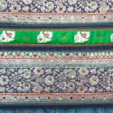 AKCIÓS!!Zöld,ezüst szállal szőtt táska, Ruha, divat, cipő, Táska, Képzőművészet , Válltáska, oldaltáska, Varrás, Patchwork, foltvarrás, Sötétszürke kordbársony anyagból készült táska.Az elejét,ezüst szállal,kézzel szőtt anyag díszíti,me..., Meska