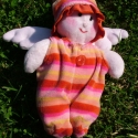 Babu angyal plüss baba, Babu saját tervezésű mindössze 17 cm magas puha, s...