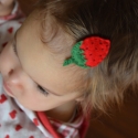 Dinnye - bohókás design csat babáknak és anyukáknak, Baba-mama-gyerek, Ruha, divat, cipő, Ékszer, óra, Hajbavaló, Ékszerkészítés, Patchwork, foltvarrás, Színes, puha, bohókás dinnye hajcsat, amelytől garantáltan jókedvre derül hordozója.
Filccsat babákn..., Meska
