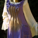 Lila-barna, romantikus tetraruha, Ruha, divat, cipő, Női ruha, Ruha, Varrás, Shabby-chic összeállítás.
A poéta blúzom fölé lila-barna kötényruhát terveztem (persze önmagában is ..., Meska