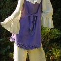 Lila-barna, romantikus tetraruha, Ruha, divat, cipő, Női ruha, Ruha, Varrás, Shabby-chic összeállítás.
A poéta blúzom fölé lila-barna kötényruhát terveztem (persze önmagában is ..., Meska