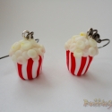 Popcorn fülbevaló, Ékszer, óra, Fülbevaló, Egy kis ropogtatni való a nyári mozizásokhoz, nagy filmmaratonokhoz:)

Kb 1,5 cm magas, és  1,3 cm á..., Meska
