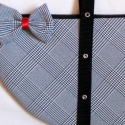 Állítható pánttal Eszterházy-kockás kistáska- clutch, Táska, Mindenmás, Neszesszer, Pénztárca, tok, tárca, Varrás, ... el sem hinnéd, mennyi minden belefér!
Fekete és fehér aprókockás anyagból készült félkör alakú t..., Meska