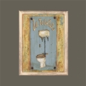 La toilette felirat  táblaképen, Dekoráció, Otthon, lakberendezés, Kép, La toilette felirat WC ajtóra.

Ennek a feliratnak van Fürdőszoba ajtóra készült párja is, Salle de ..., Meska