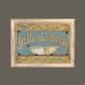Salle de bain felirat fürdőszoba ajtóra, Dekoráció, Otthon, lakberendezés, Kép, Salle de bain felirat fürdőszoba ajtóra.

Ennek a feliratnak van WC ajtóra készült párja is, La toil..., Meska