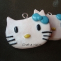 Hello Kitty!, Hello Kitty-t mintázó akasztós fülbelók! :) T...