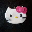 Hello Kitty medál , Ezt a Hello Kitty fejet mintázó medált égethet...