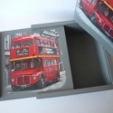 London készlet - ládikó és füzet, Férfiaknak, Dekoráció, Képeslap, album, füzet, Otthon, lakberendezés, Decoupage, szalvétatechnika, Festett tárgyak, Ha egy igazán különleges, egyedi füzetet és egy dobozt szeretnél magadénak tudni, esetleg ajándékozn..., Meska