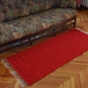 PIROS-szőnyeg,faliszőnyeg, Otthon, lakberendezés, Baba-mama-gyerek, Lakástextil, Gyerekszoba, Csomózás, Szövés, Minőségi, vastag pamutbuklé szövőanyagot használtam ennél a cseresznyepiros szőnyegnél.
Szélessége 7..., Meska