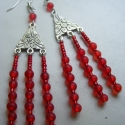 Red Indian fülbevaló, Ékszer, óra, Fülbevaló, , Meska