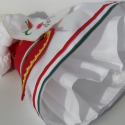  Népviseleti baba, Dekoráció, Magyar motívumokkal, Ünnepi dekoráció, Dísz, Baba-és bábkészítés, Festett tárgyak, Saját szabásminta alapján készült. Felakasztható és állható. Teste és ruhája gépi és kézi varrással ..., Meska