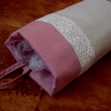 Zacskótartó, Konyhafelszerelés, Dekoráció, Patchwork, foltvarrás, Varrás, Régóta vágyott problémám oldódott meg, mikor is elkészítettem magamnak egy használt zacsik, bevásárl..., Meska