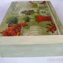 Rusztikus tároló doboz, Dekoráció, Férfiaknak, Otthon, lakberendezés, Tárolóeszköz, Decoupage, szalvétatechnika, Rusztikus fadoboz, kopottas hatásúra festve, mattra lakkozva.
A férfiak is kifejezetten kedvelik. :)..., Meska