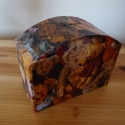 Macis persely, Baba-mama-gyerek, Játék, Otthon, lakberendezés, Tárolóeszköz, Decoupage, szalvétatechnika, A natúr fa íves perselyt, amely alul nyitható, egy macis szalvétával díszítettem, majd a végén lakko..., Meska